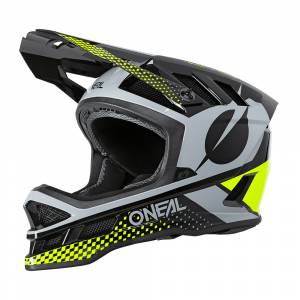 ONeal Blade Polyacrylite Ace Black Neon Yellow Grey Mountain Bike Helmet