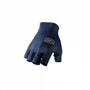 100% Sling Navy Short Finger Motocross Gloves