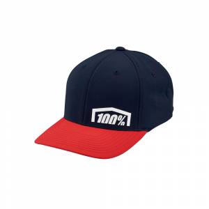 100% Revolt X-Fit Flexfit Red Hat