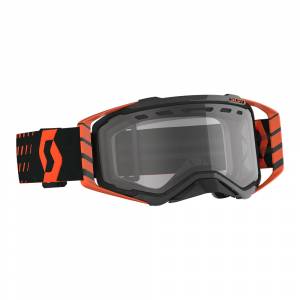 Scott Prospect Orange Black Clear Lens Enduro Motocross Goggles