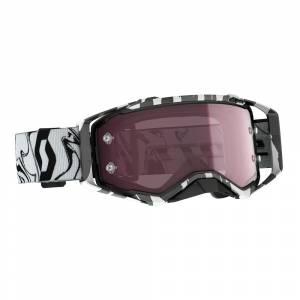 Scott Prospect Amplifier Marble Black White Rose Lens Motocross Goggles