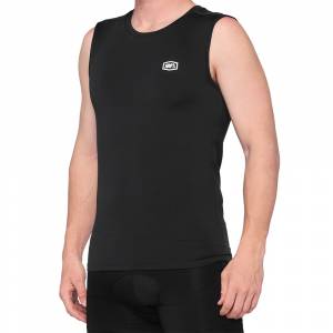 100% Ridecamp Black Sleeveless Motocross Base Layer