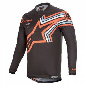 Alpinestars Racer Braap Dark Grey Orange Fluo Motocross Jersey