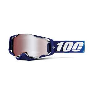 100% Armega Goggle Novel / HiPER Silver Mirror Lens with Nose-guard protection