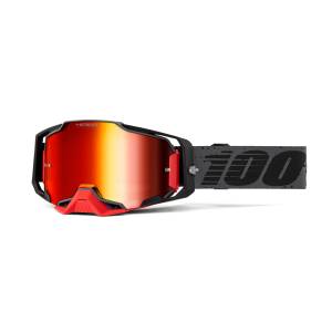 100% Armega Nekfeu Hiper Red Mirror Lens Goggles