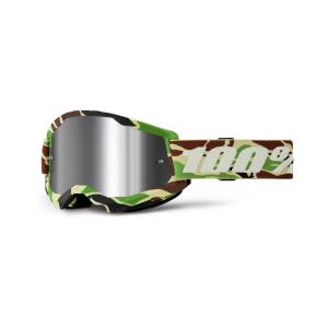 Strata2 War Camo Silver Mirror Lens Goggles