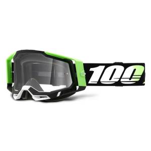 100% Racecraft 2 Kalkuta Clear Lens Motocross Goggles