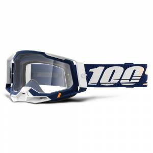 100% Racecraft 2 Concordia Clear Lens Motocross Goggles