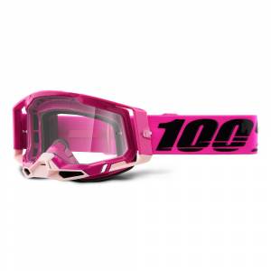 100% Racecraft 2 Maho Clear Lens Motocross Goggles