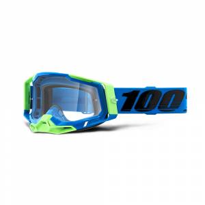 100% Racecraft 2 Fremont Clear Lens Motocross Goggles