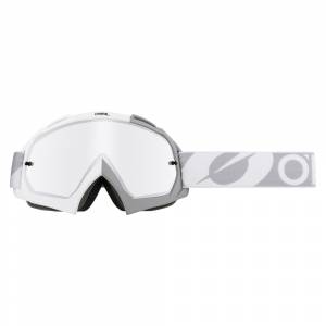 ONeal B-10 Twoface White Grey Silver Mirror Lens Motocross Goggles