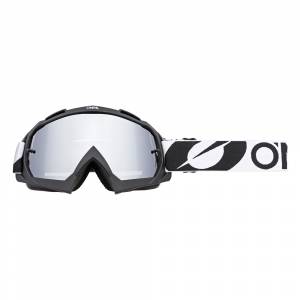 ONeal B-10 Twoface Black Silver Mirror Lens Motocross Goggles