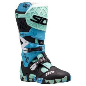 Sidi Crossair X Off-Road MX Boots - Messy Cyan