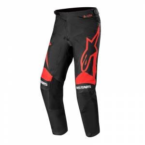 Alpinestars Racer Supermatic Black Bright Red Motocross Pants