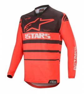 Alpinestars Racer Supermatic Bright Red Black Motocross Jersey