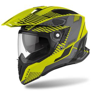 Airoh Commander Boost Neon Yellow Matt Adventure Helmet