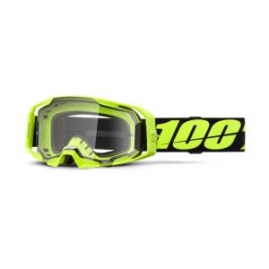 100% ARmatic Goggles Neon Yellow / Clear Lens