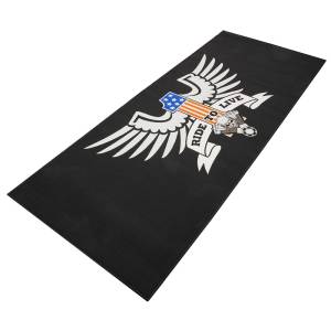 BikeTek Custom Series American Ride to Live Bike Mat