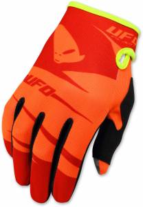 UFO Hydra Orange Motocross Gloves