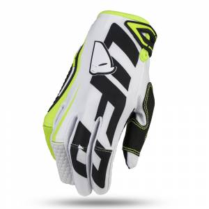 UFO Blaze White Motocross Gloves