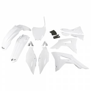 UFO Honda CRF 250R (18-21) 450R (17-20) White Plastic Kit / Airbox Covers