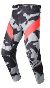 Alpinestars Racer Tactical Cast Gray Camo Mars Red Motocross Adult Pants 