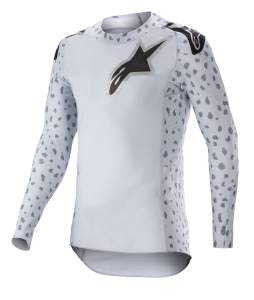 Alpinestars SuperTech North Haze Gray Black Motocross Adult Jersey 