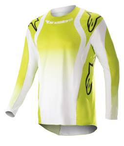 Alpinestars Techstar Push Yellow Fluo White Motocross Adult Jersey 