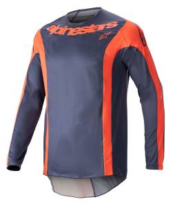 Alpinestars Techstar Arch Night Navy Hot Orange Motocross Adult Jersey 