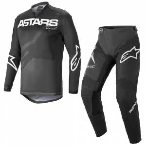Alpinestars Racer Braap Black Anthracite White Motocross Kit Combo