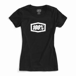 100% Essential Black Women's T-Shirt