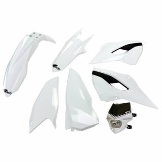 UFO Plastic Kit Husqvarna TE-TX FE White