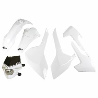 UFO Plastic Kit Husqvarna TE-TX FE White