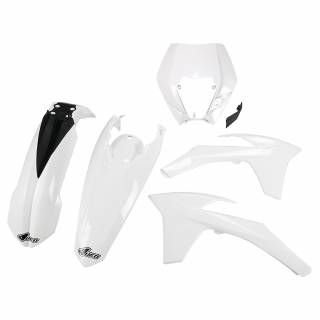 UFO KTM Plastic Kit White