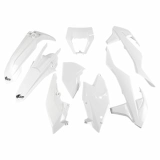 UFO KTM Plastic Kit White