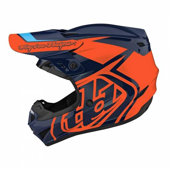 Troy Lee Designs GP Overload MX Offroad Helmet Black/White MD
