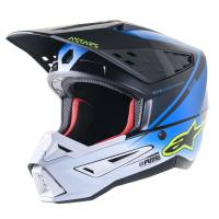 Supertech S-M5 Rayon Nightlife UCLA Blue White Matt Helmet