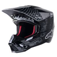 Supertech SM5 Solar Flare Black Grey Gold Gloss Helmet