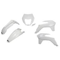 UFO KTM Plastic Kit White